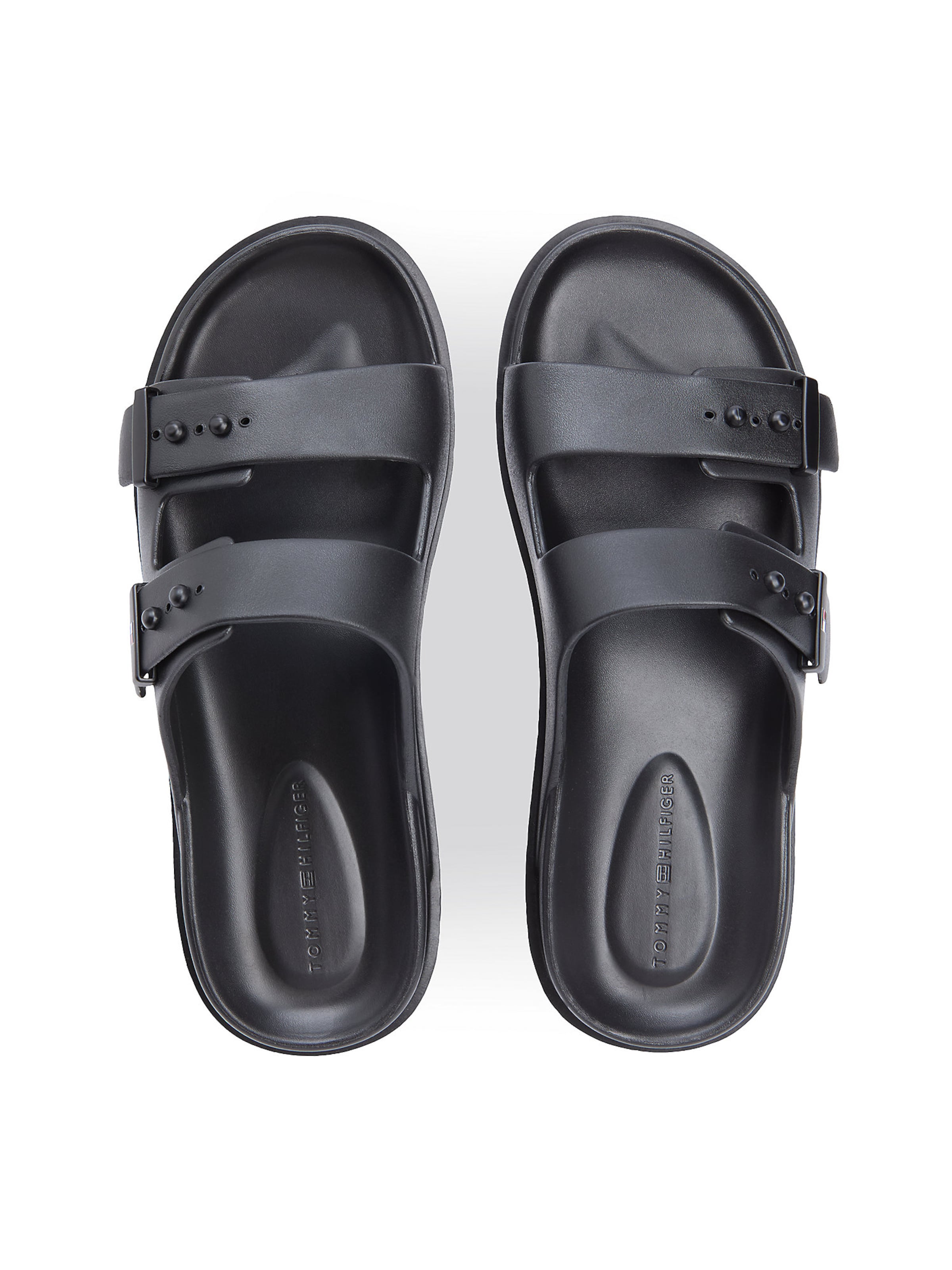 TOMMY HILFIGER Pantolette in Schwarz