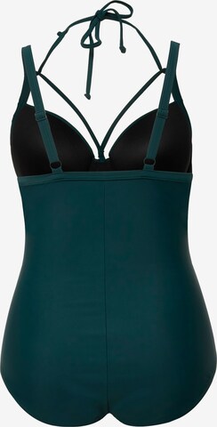 Ulla Popken Swimsuit in Blue