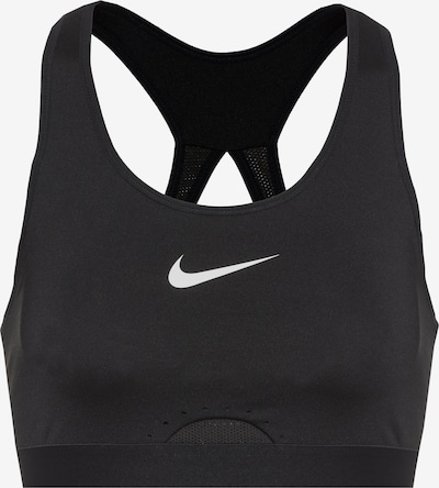 NIKE Soutien-gorge de sport en noir / blanc, Vue avec produit