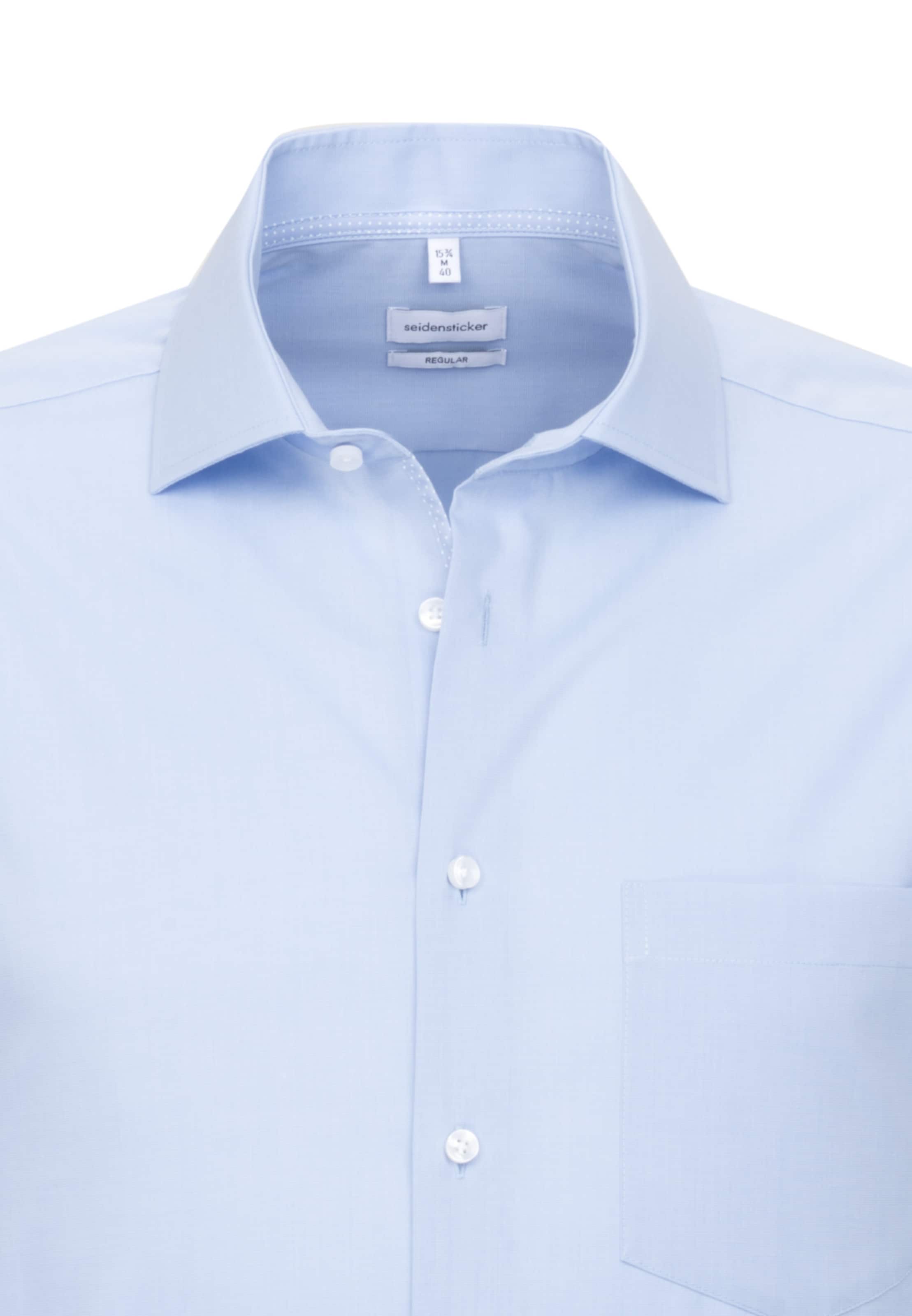 SEIDENSTICKER Regular fit Business shirt in Blue