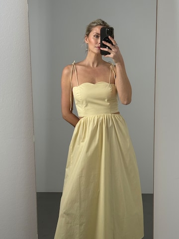 LeGer by Lena Gercke Avondjurk 'Tela' in Geel
