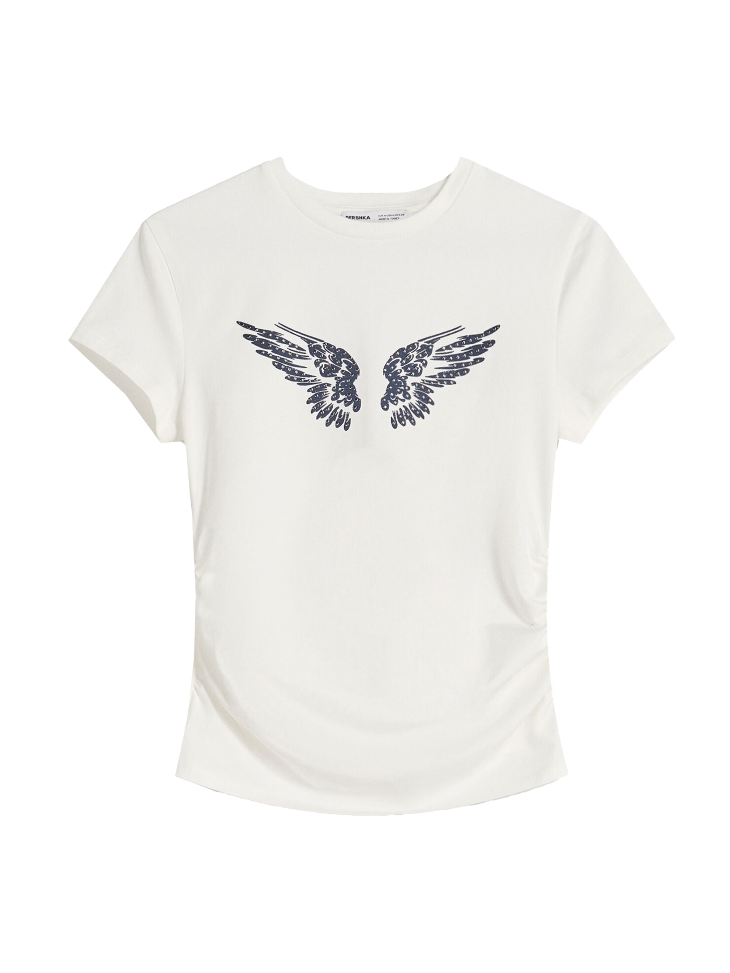 Bershka Shirts i hvid: forside