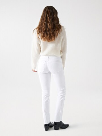 Coupe slim Jean 'Secret' Salsa Jeans en blanc