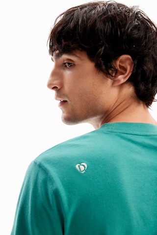 Desigual - Camiseta en verde