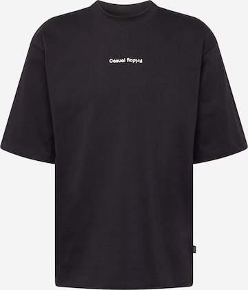 Casual Friday - Camisa 'Tue' em preto: frente