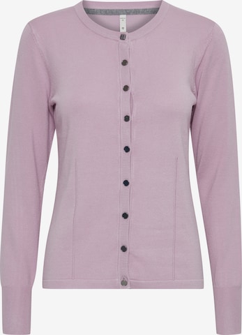 Cardigan 'Sara' PULZ Jeans en violet : devant
