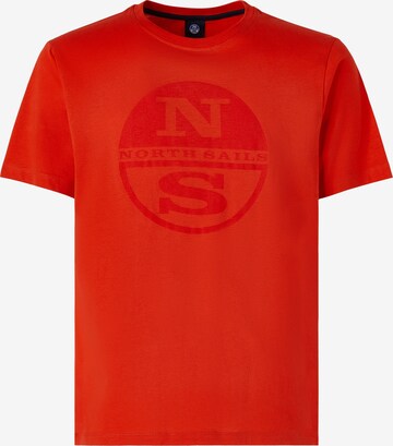 T-Shirt North Sails en orange : devant