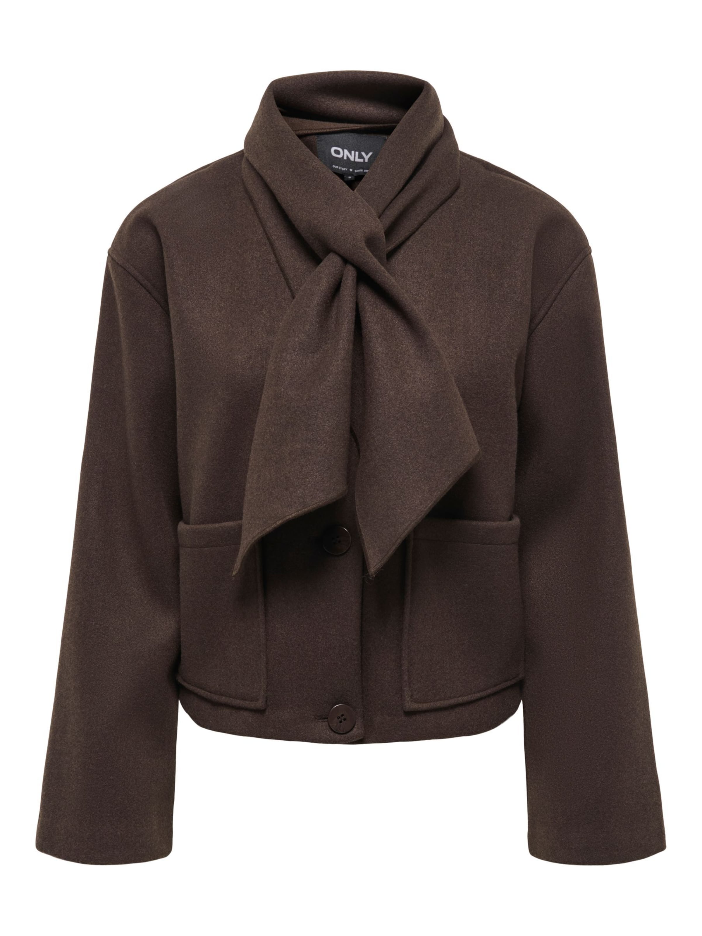 ONLY Veste mi-saison 'ONLCarrie' en S en brun foncé, Vue avec produit
