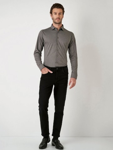 DESOTO Slim Fit Hemd 'Modern Kent'‌‌‌‌‌‌‌‌ in Grau