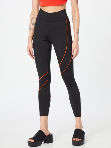 Dorothy Perkins Skinny Leggings in Black: front