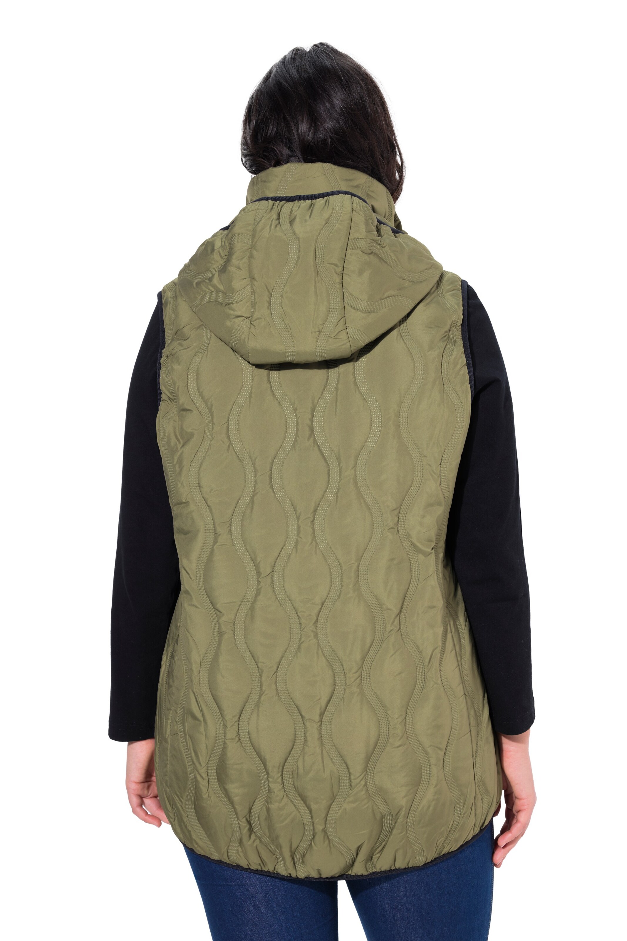 Ulla Popken Vest in Green