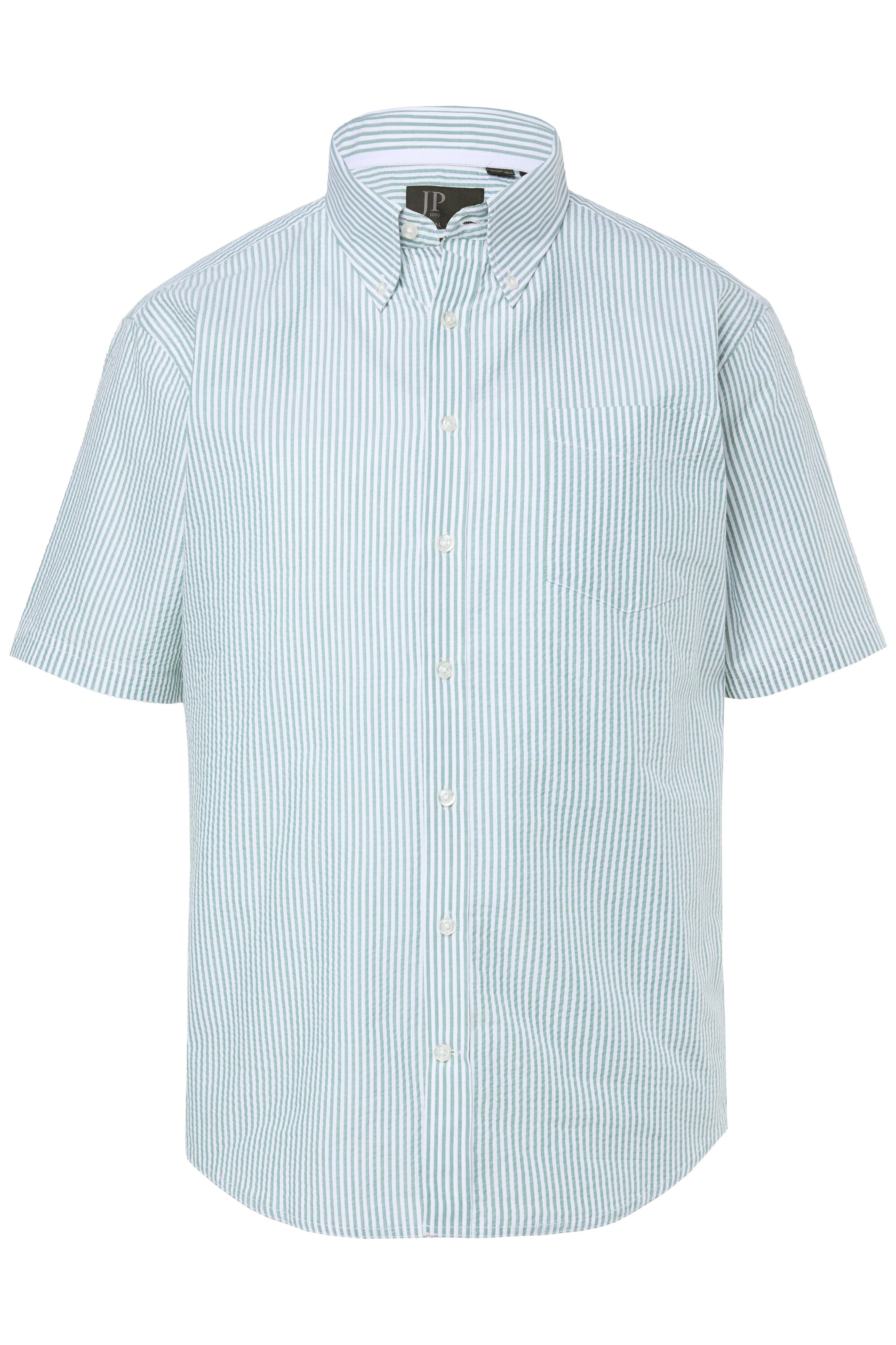 JP1880 Regular fit Overhemd in Blauw: voorkant