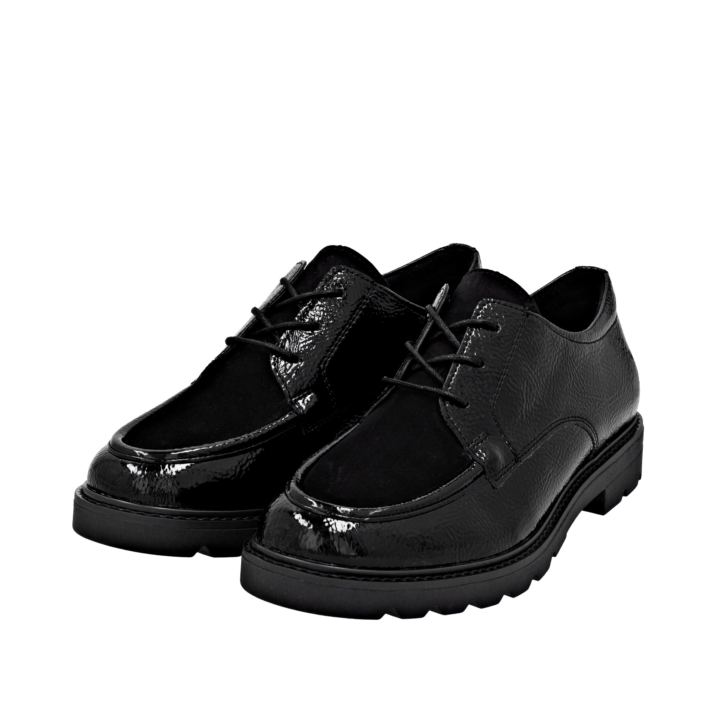 REMONTE Schnürschuh in Schwarz