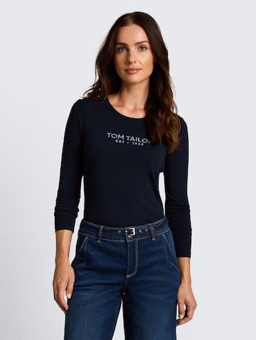 TOM TAILOR - Camiseta en azul: frente