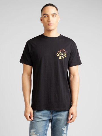 Tricou 'THE LUCKY DRAGON' de la Grimey pe negru