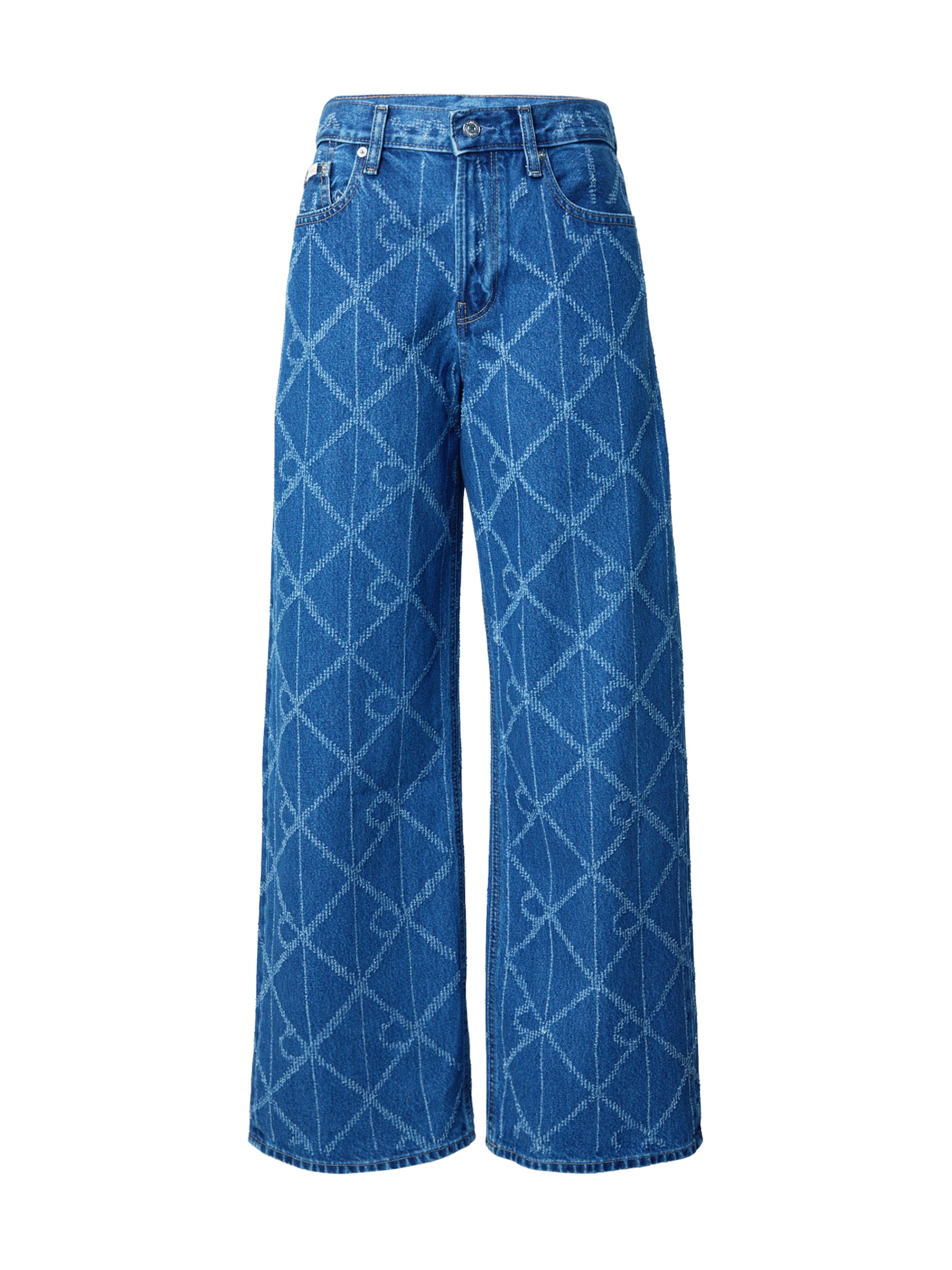 Calvin Klein Jeans Vrečasti Kavbojke 'ATLANTIC' | modra barva: sprednja stran