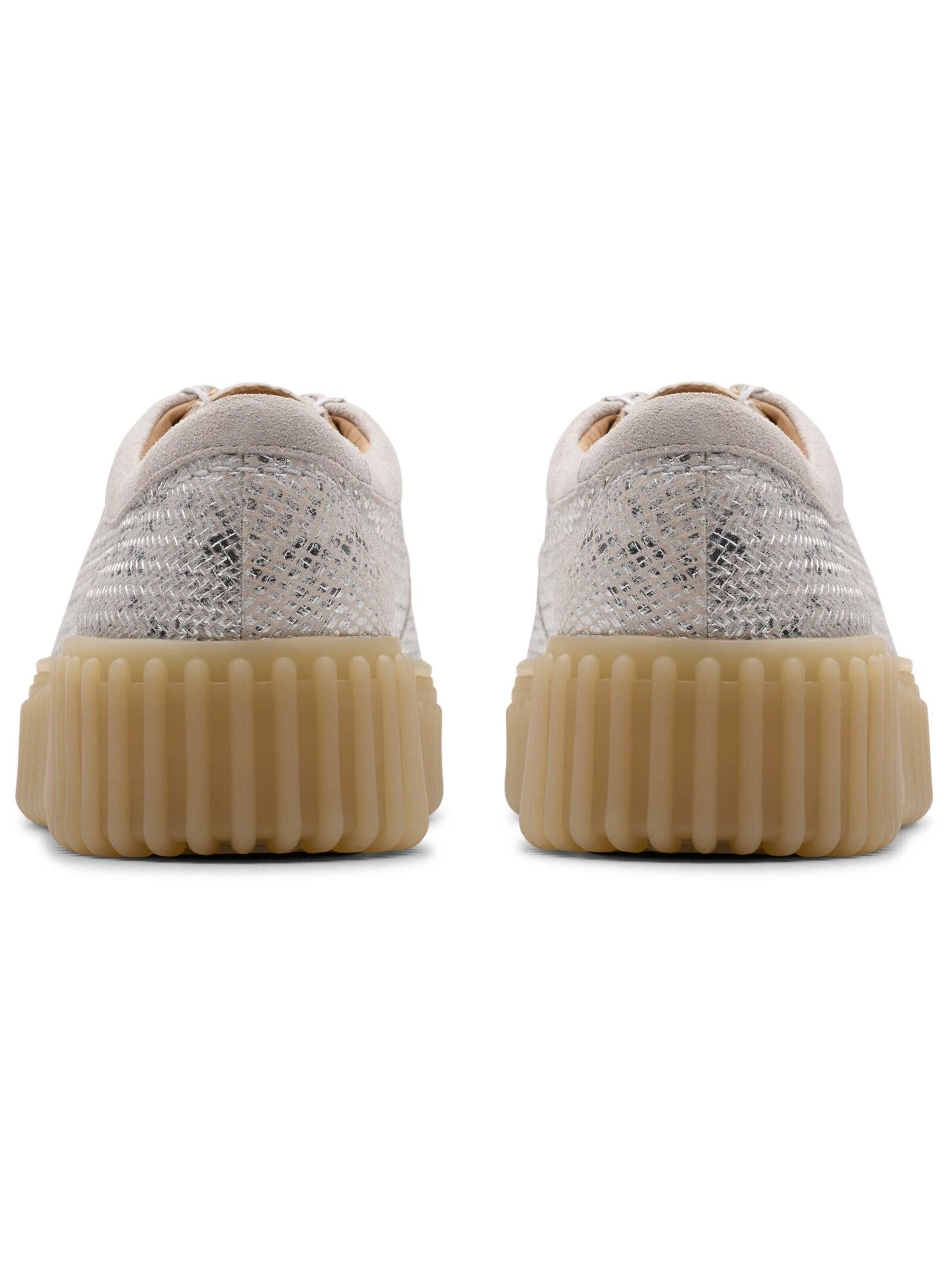 CLARKS Veterschoen in Zilver