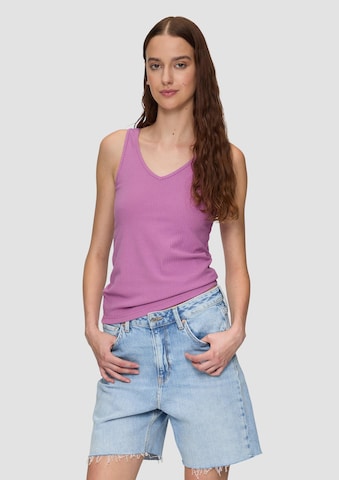 QS Top in Lila: Vorderseite