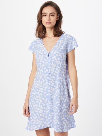 GAP - Vestido camisero en azul: frente