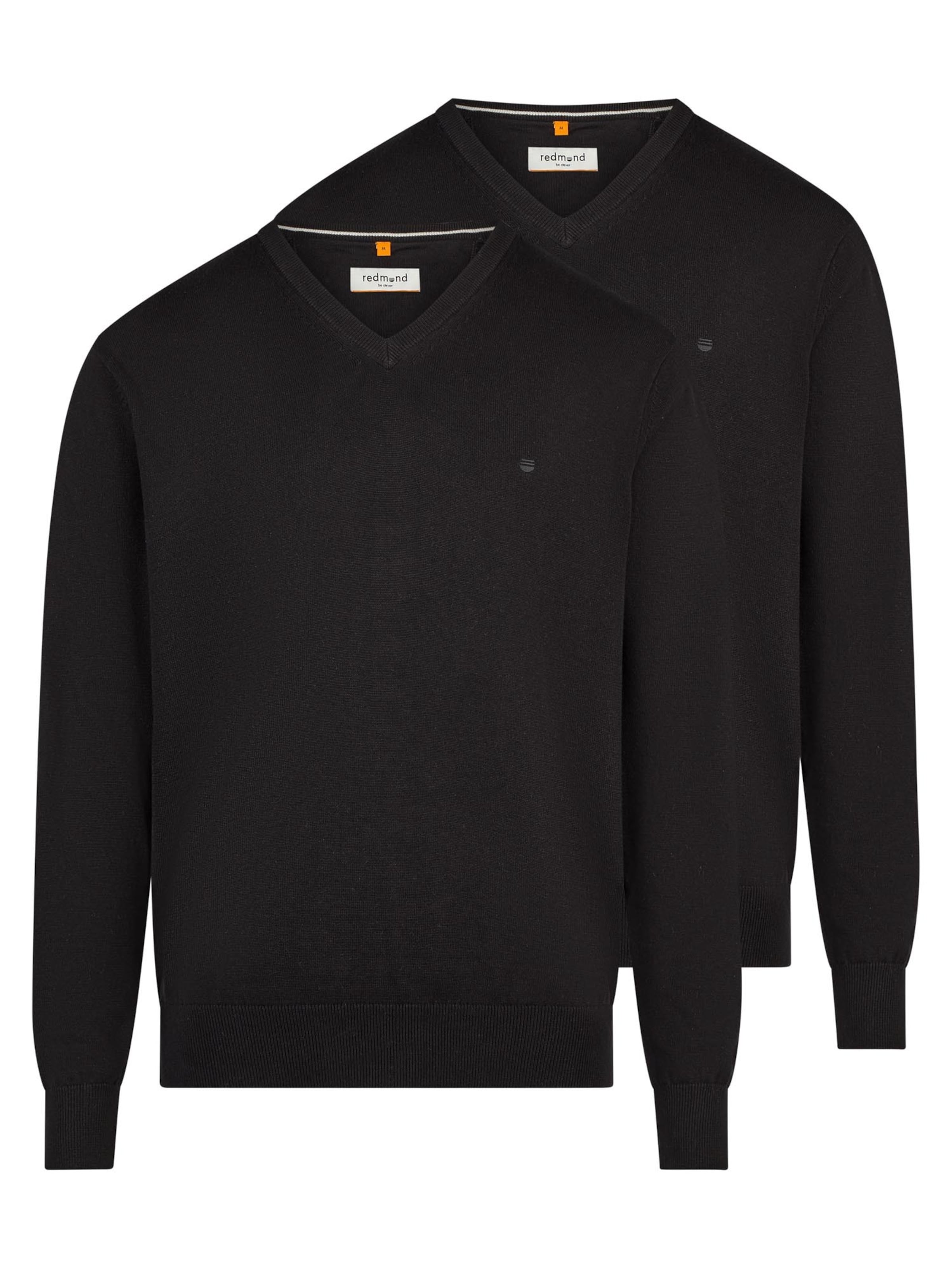 redmond Sweater 'Basic' in Black: front