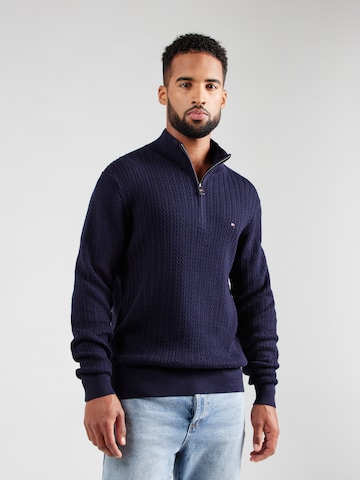 TOMMY HILFIGER Trui in Blauw: voorkant