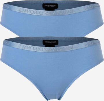 Slip Emporio Armani en bleu : devant