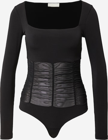 LeGer by Lena Gercke - Camisa body 'Brenda' em preto: frente