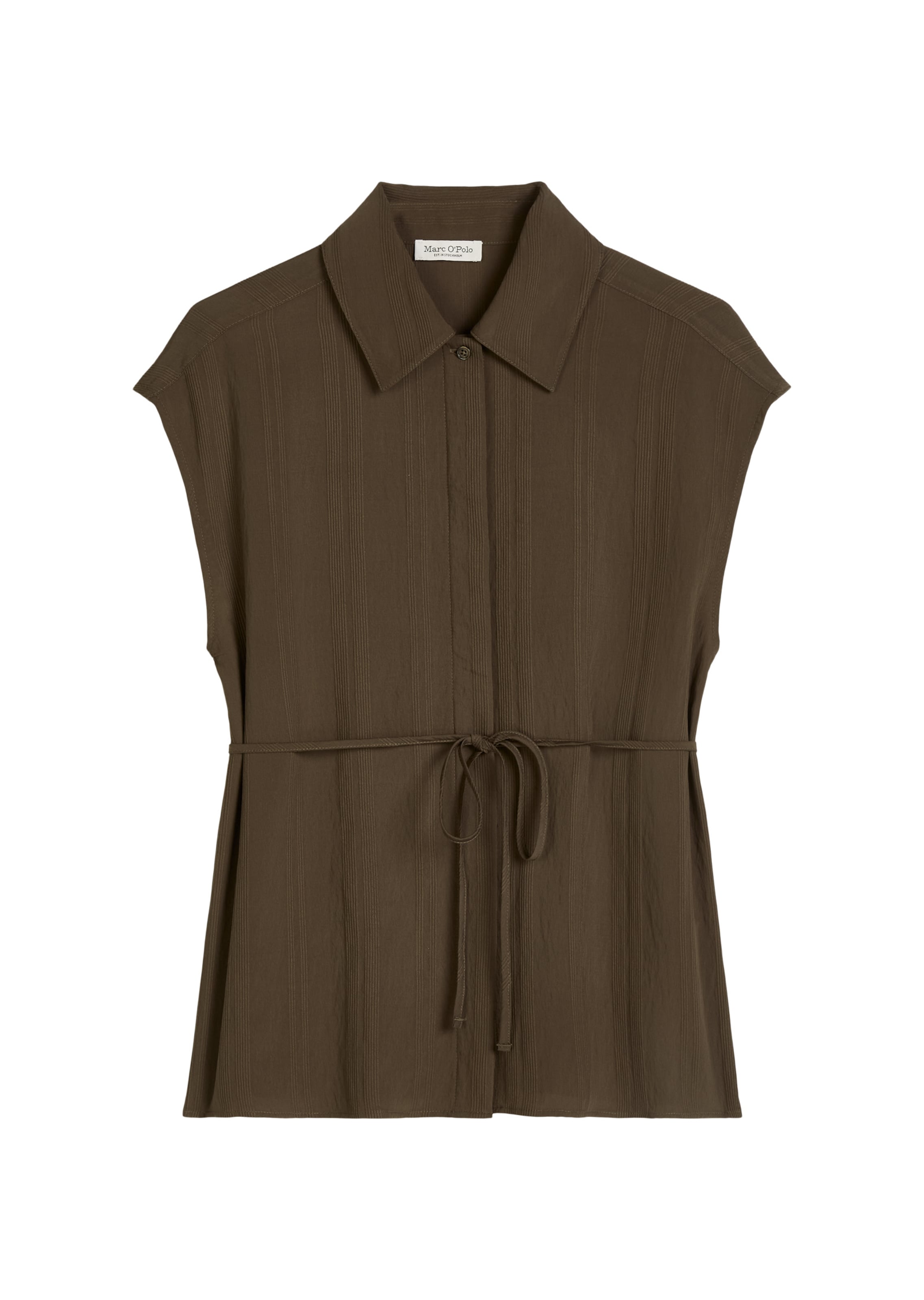 Marc O'Polo Bluse in Braun: Vorderseite