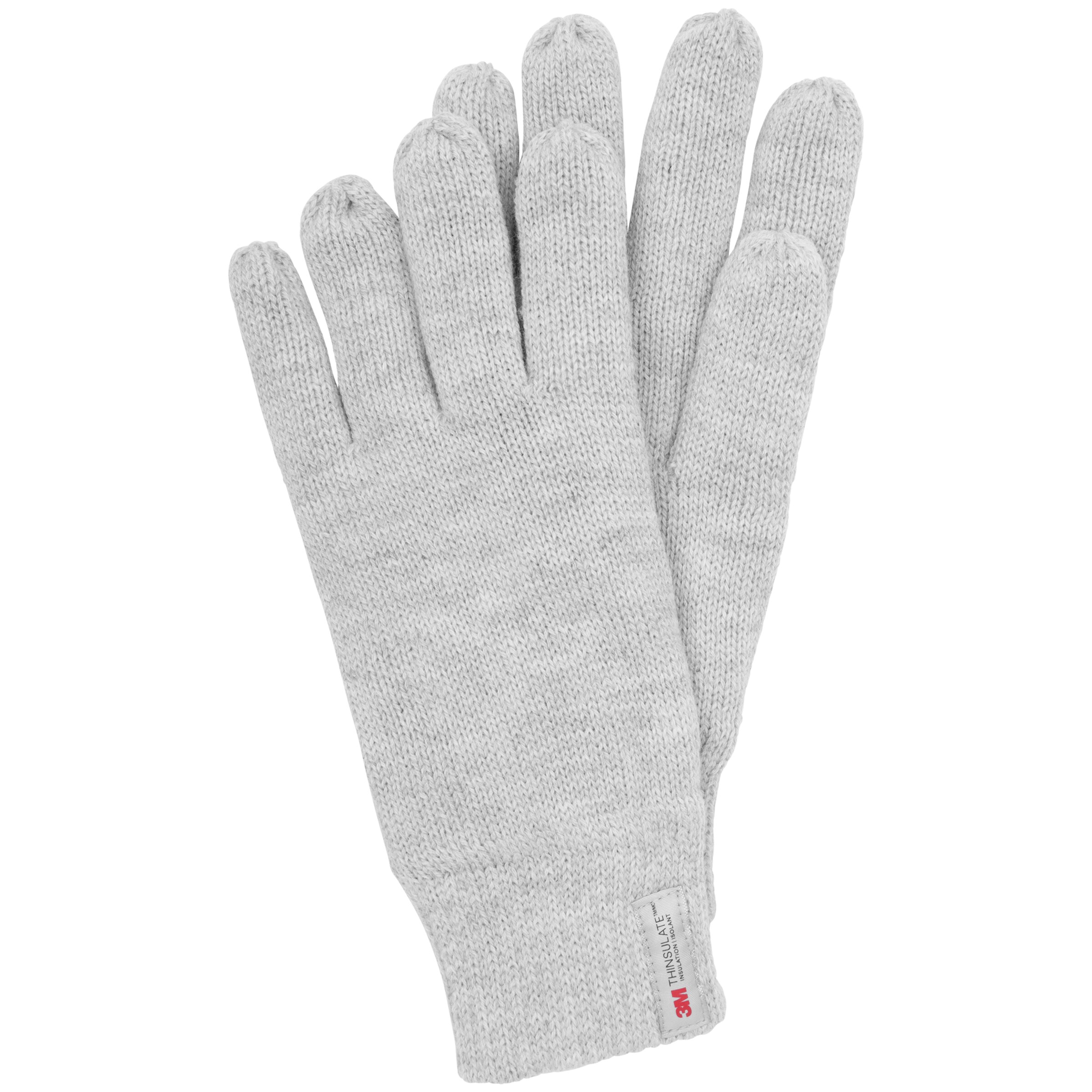 INDICODE JEANS Full Finger Gloves 'Jason' in Grey: front