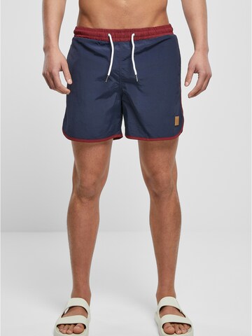 Urban Classics Board Shorts 'Retro' in Blue: front