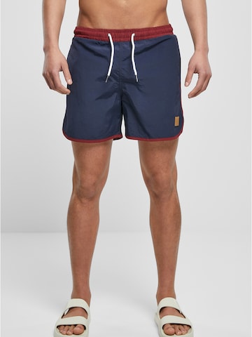 Urban Classics Board Shorts 'Retro' in Blue: front