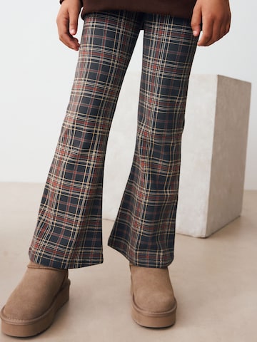 Next Flared Trousers in Brown: front