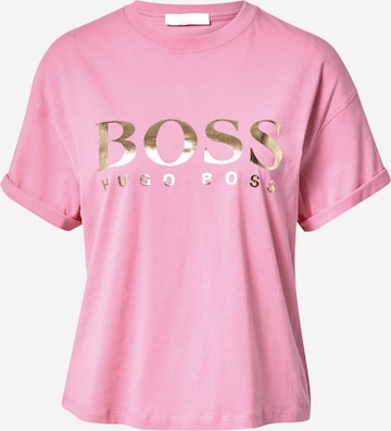 BOSS Orange Tričko 'Evina' – pink: přední strana