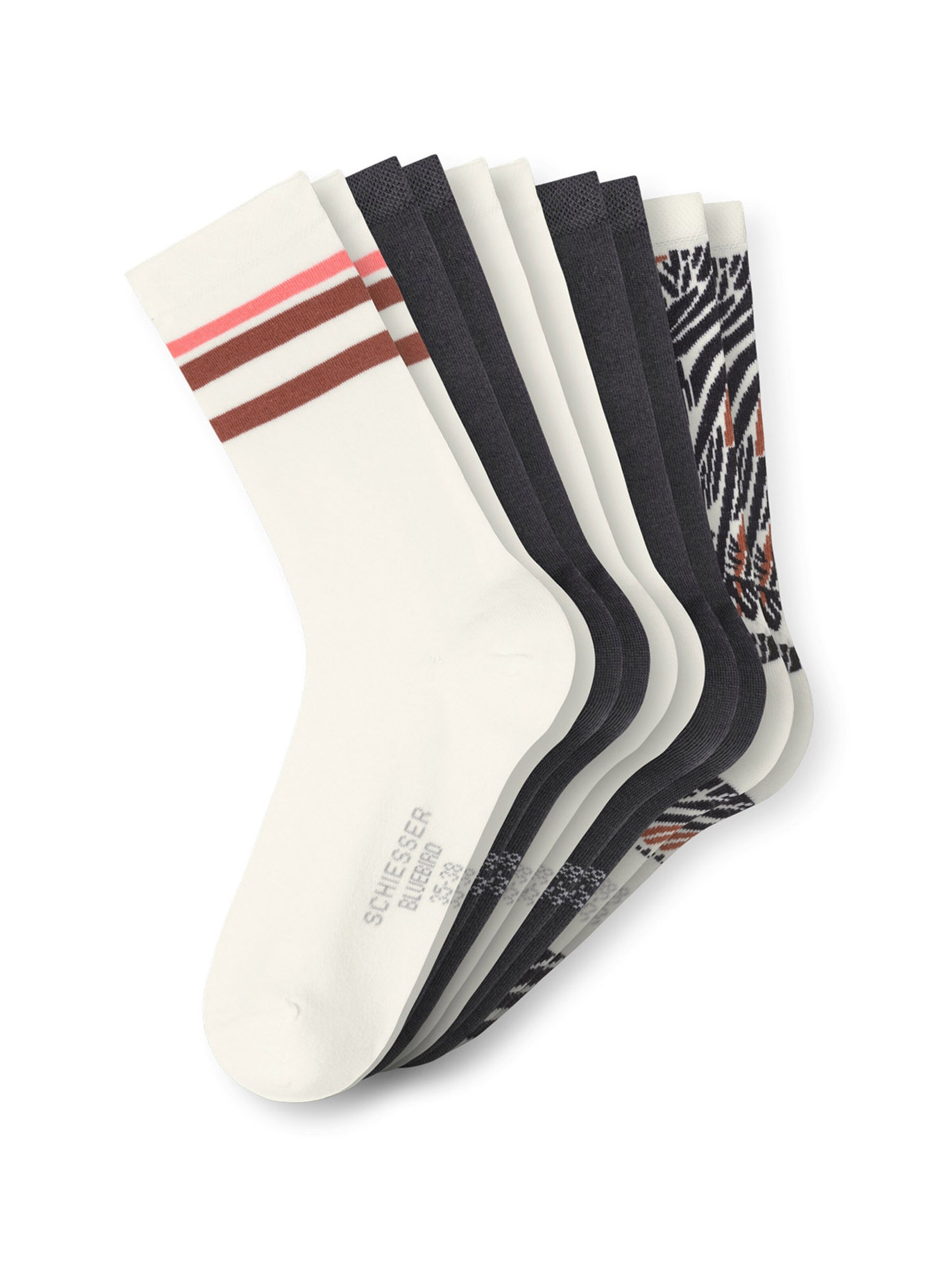 SCHIESSER Socks 'Bluebird' in Black