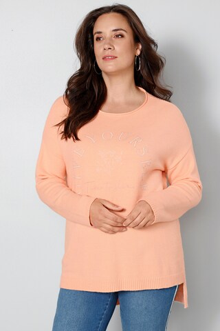 MIAMODA Sweater in Orange: front