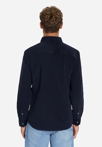 Regular fit Camicia di No Excess in blu