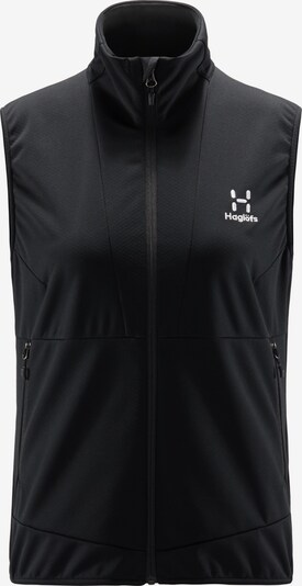 Haglöfs Sportbodywarmer 'Multi Flex' in de kleur Zwart / Wit, Productweergave
