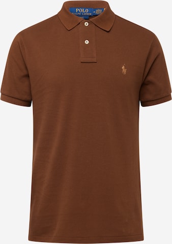Coupe regular T-Shirt Polo Ralph Lauren en marron : devant