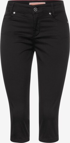 STREET ONE Slim fit Jeans in Black: front