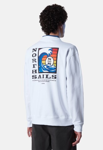 North Sails Sweatshirt Pullover in Weiß