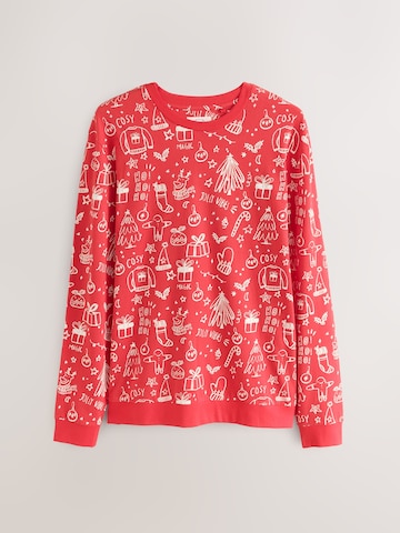 Next Pyjamas lang 'Christmas' i rød