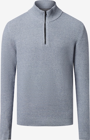 Pull-over Nils Sundström en bleu : devant