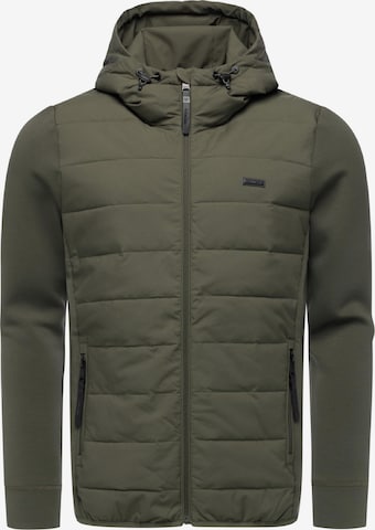 Giacca funzionale 'Rendy Tech' di Ragwear in verde: frontale