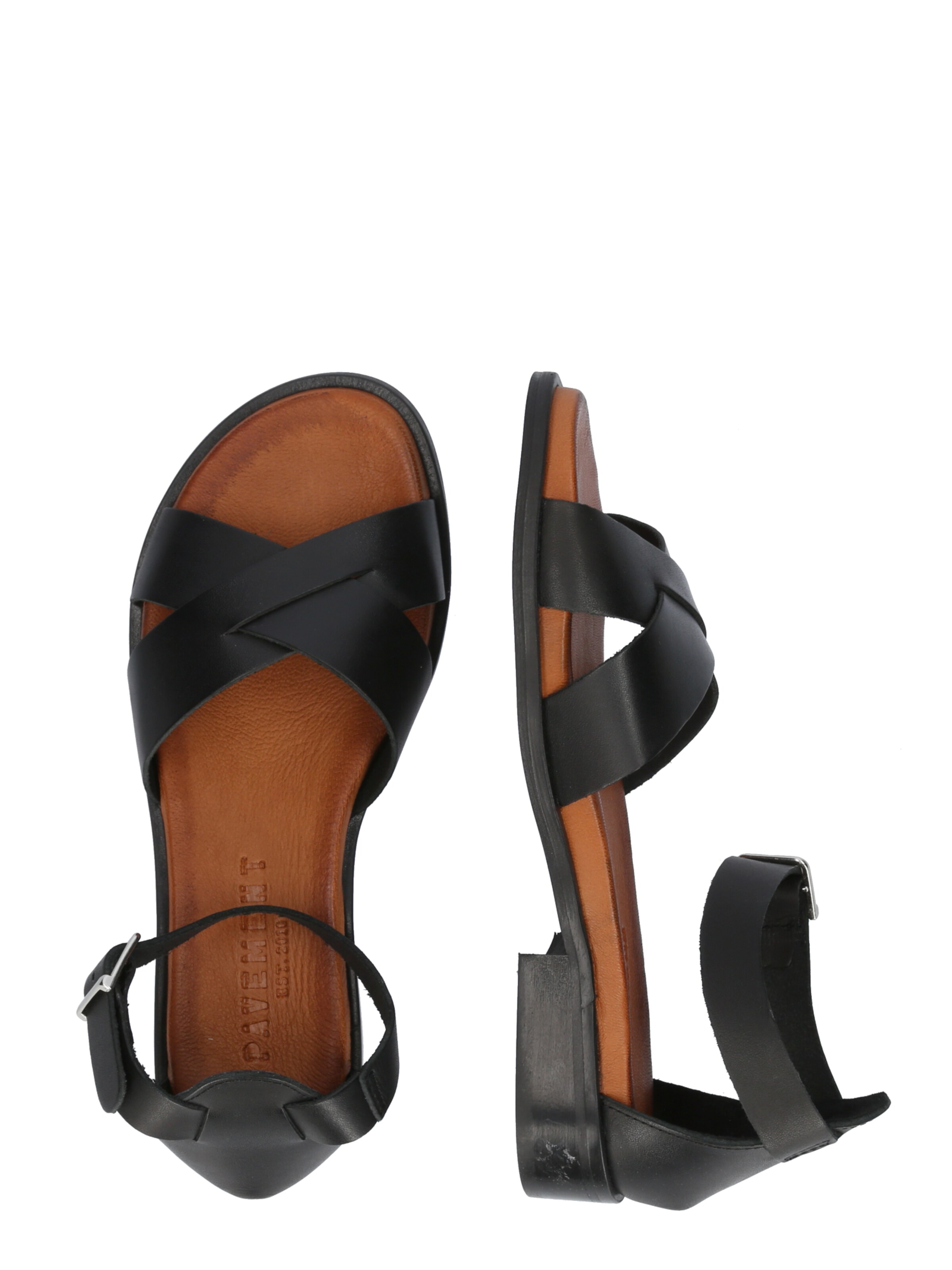 PAVEMENT Sandale 'Kendra' in Schwarz