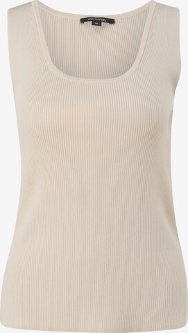 COMMA Gebreide top in Beige: voorkant