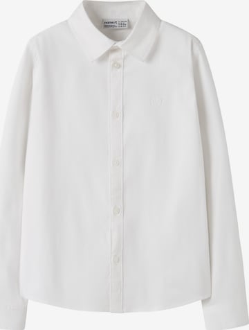 NAME IT - Ajuste regular Camisa en blanco: frente