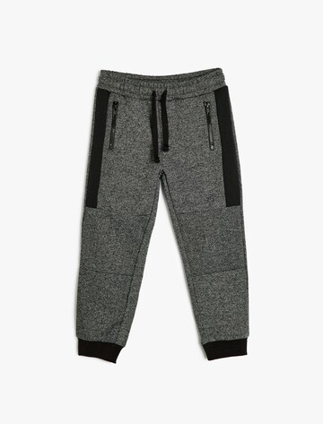 Koton Tapered Trousers in Grey: front