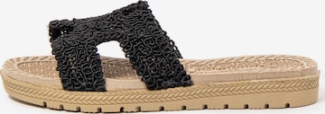Brasileras Slippers 'Braida' in Black: front