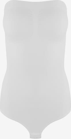 MAGIC Bodyfashion Bodysuit in White: front