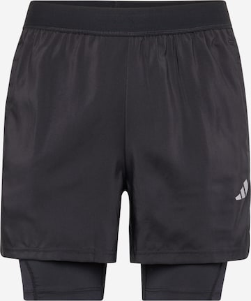 ADIDAS PERFORMANCE Regular Sports trousers in Black: front